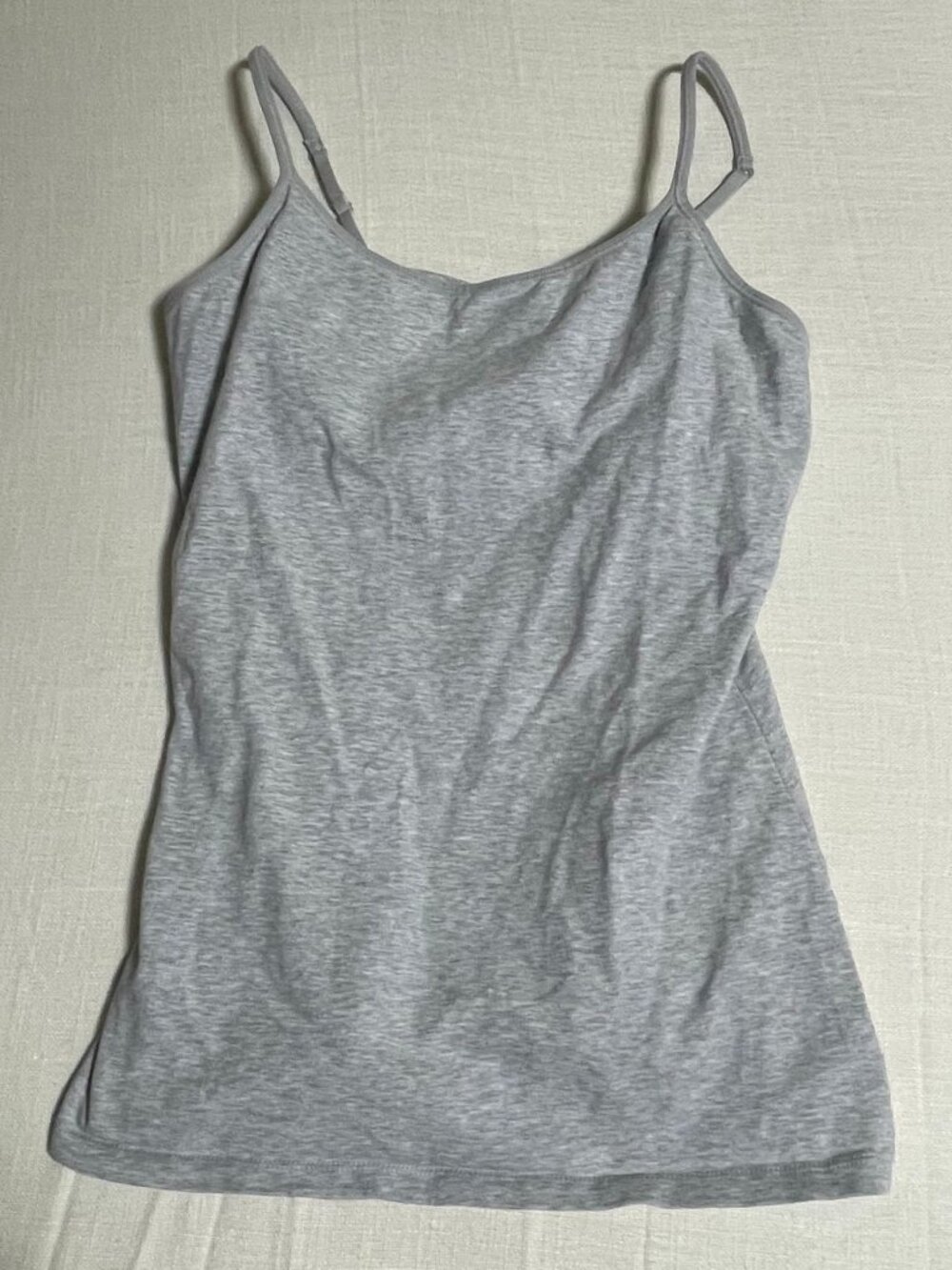 Womens Express Grey Stretch Bra Cami (Size L)